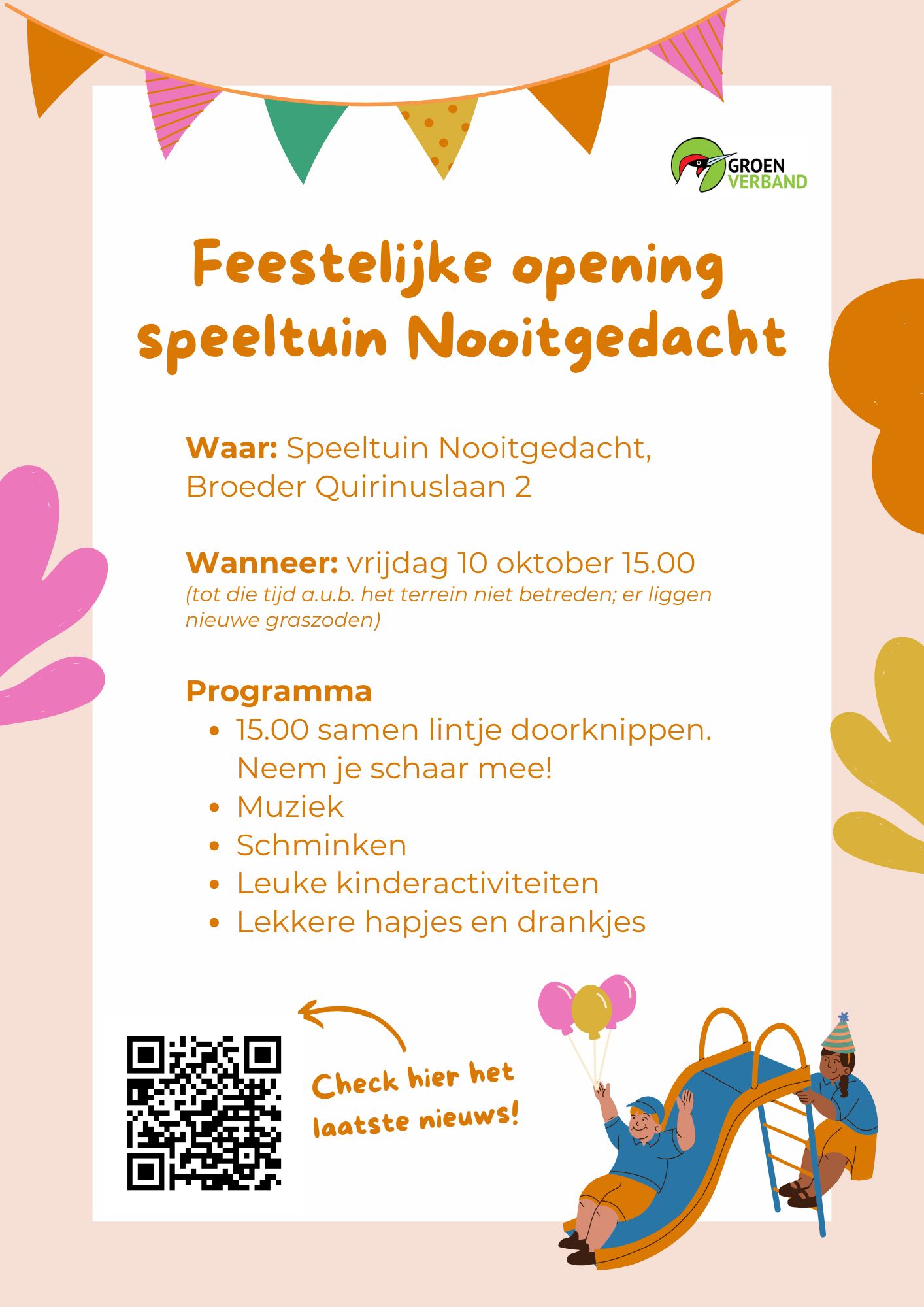 Flyer programma opening